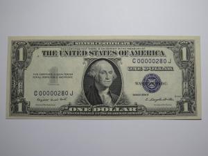 1935-G Blue Seal $1 Silver Certificate Note