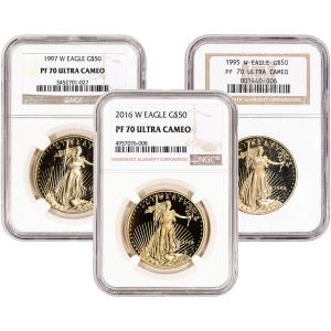 American Gold Eagle Coin 1 oz Proof - NGC PF70
