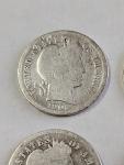 Barber Dime Lot of 10 - 90% Silver