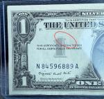 1957A Blue Seal $1 Silver Certificate Note