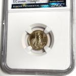 2021 $5 Gold Eagle MS70 Reagan Signed Coin
