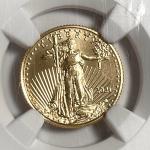 2021 $5 Gold Eagle MS70 Reagan Signed Coin