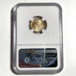 2021 $5 Gold Eagle MS70 Reagan Signed Coin