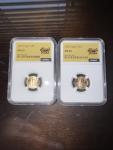 2025 Gold Eagles 1/10 Ounce Pair NGC MS 69