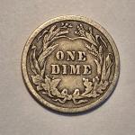 1910 P Barber Liberty Dime - Low Mintage