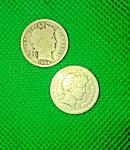 1902 Silver Barber Dimes – Set of 2