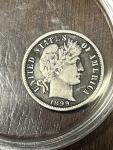 Antique 1899-O Barber Dime - Beautifully Toned