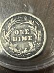 Antique 1899-O Barber Dime - Beautifully Toned