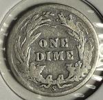 1914-S Barber Dime 90% Silver Coin