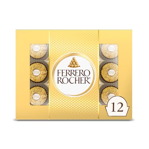 12 Count Ferrero Rocher Gourmet Chocolate Hazelnut Easter
