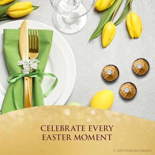 12 Count Ferrero Rocher Gourmet Chocolate Hazelnut Easter