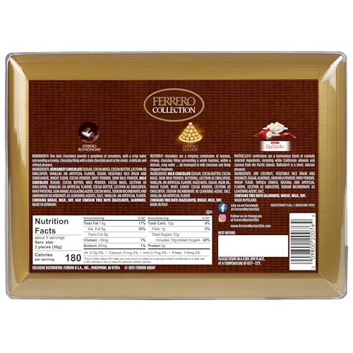 Ferrero Collection 16 Count Variety Chocolate Fountain Delight