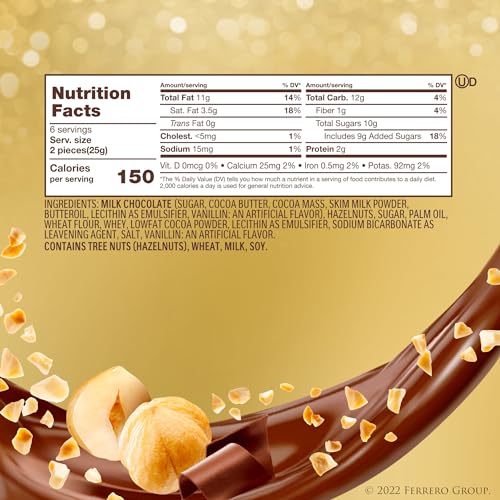 12 Count Ferrero Rocher Gourmet Chocolate Hazelnut Easter