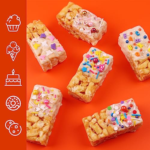 Assorted Colorful Sprinkles for Cake Decorating and Baking