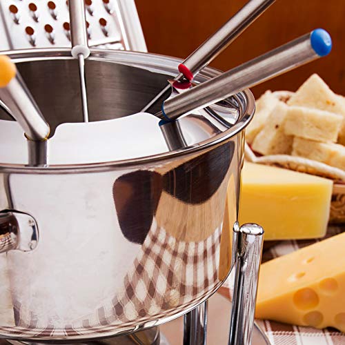 12 Color Coded Fondue Forks for Chocolate Fountains