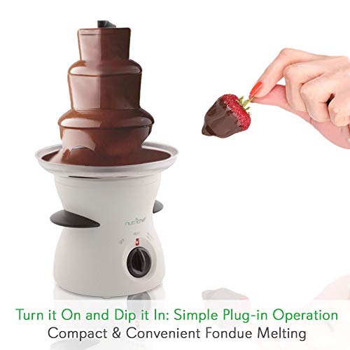 3 Tier Chocolate Fondue Fountain - Electric Stainless