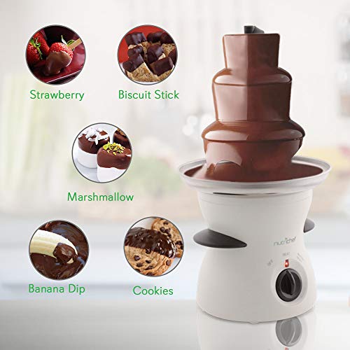 3 Tier Chocolate Fondue Fountain - Electric Stainless