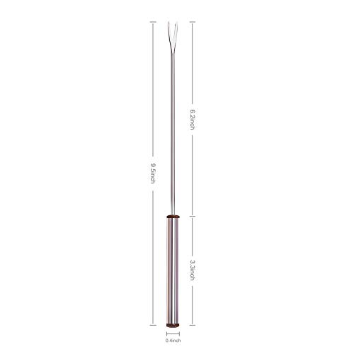 12 Color Coded Fondue Forks for Chocolate Fountains