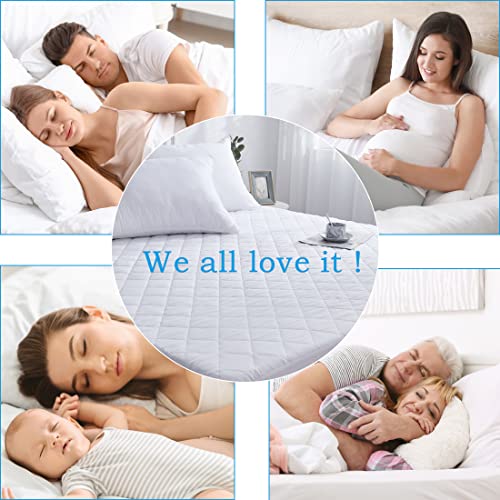 Breathable Waterproof Mattress Pad with Deep Pockets