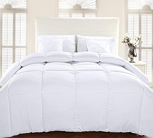 Quilted Down Alternative Comforter with Corner Tabs
