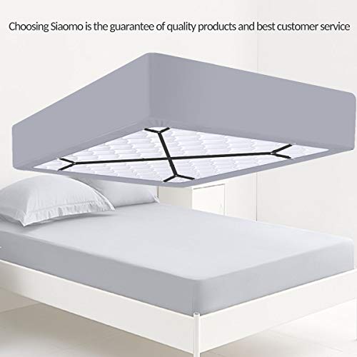 Adjustable Bed Sheet Clips - 2pcs Black
