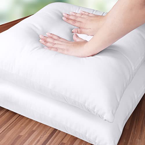 White Throw Pillows for Bed & Couch