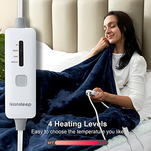 Hansleep Electric Heated Sherpa Blanket