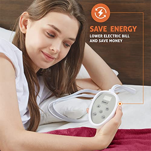 Queen Size Electric Blanket with Dual Control