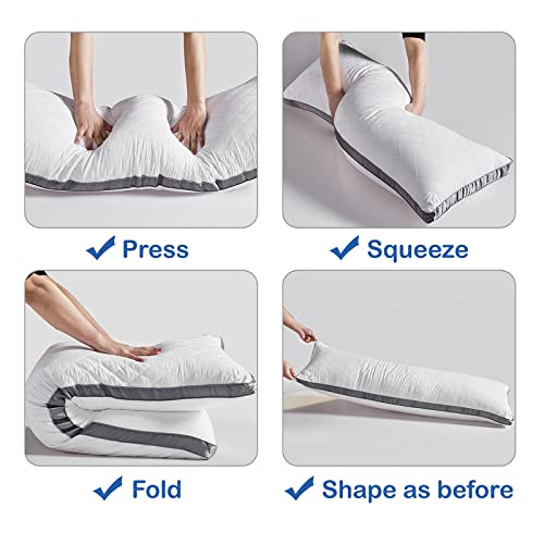 Fluffy Memory Foam Body Pillow - 20x54