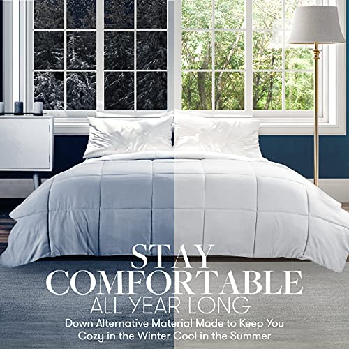 Luxury Gray Comforter - Full/Queen Size