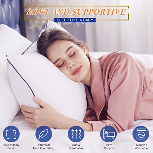 Cooling Hotel Quality Bed Pillows - Set of 2