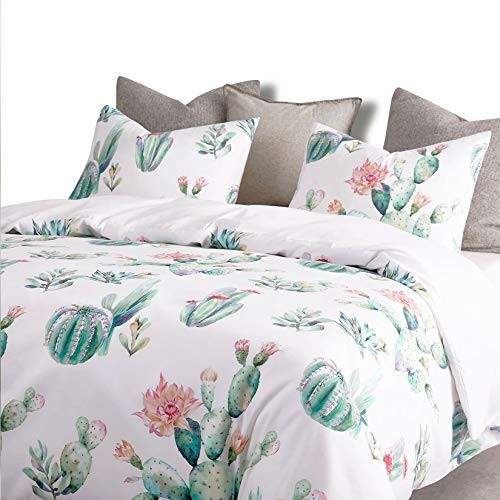 Cactus Watercolor King Size Comforter Set