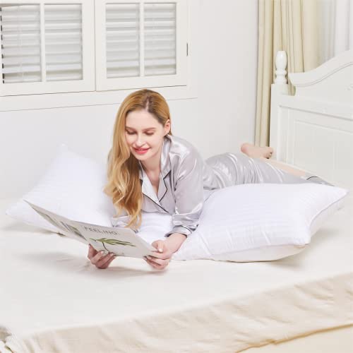 Satin Stripe Full Body Cooling Pillow