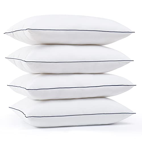 4-Pack Queen Size Allergy-Friendly Bed Pillows