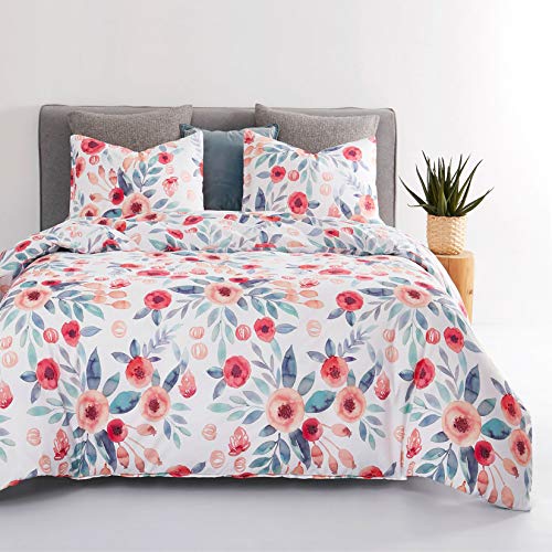 Floral Comforter Set - Soft Bedding (Twin)