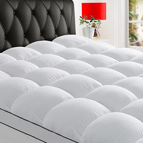 Cooling Queen Mattress Topper for Back Pain