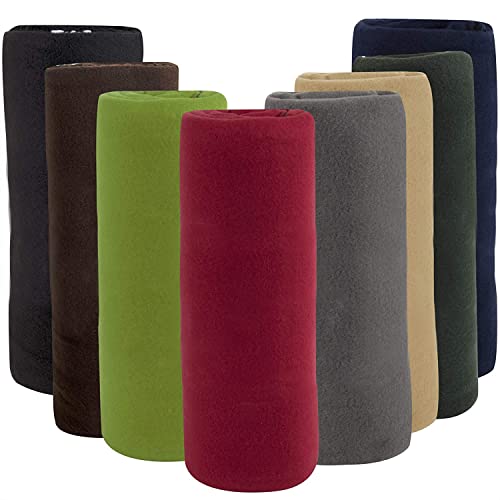 Assorted Color Throw Blankets 24 Pack
