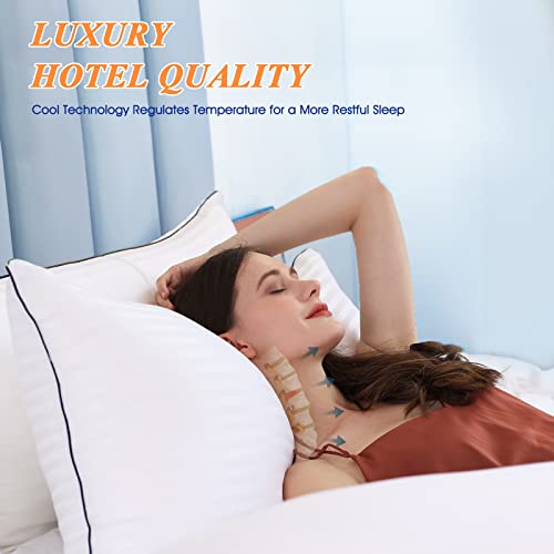 Luxury Cooling Pillows for Sleep, Set of 2