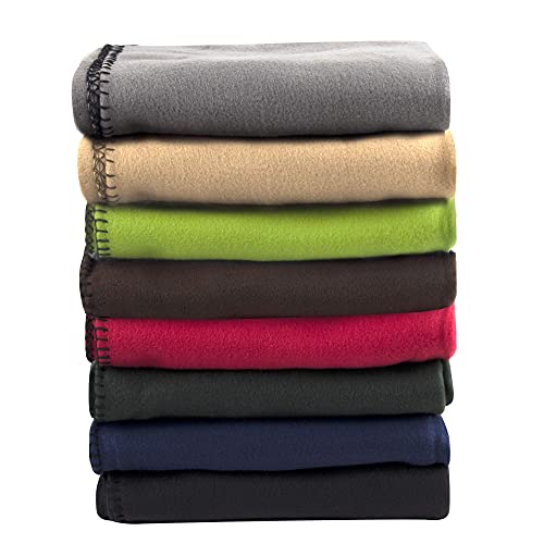 Assorted Color Throw Blankets 24 Pack