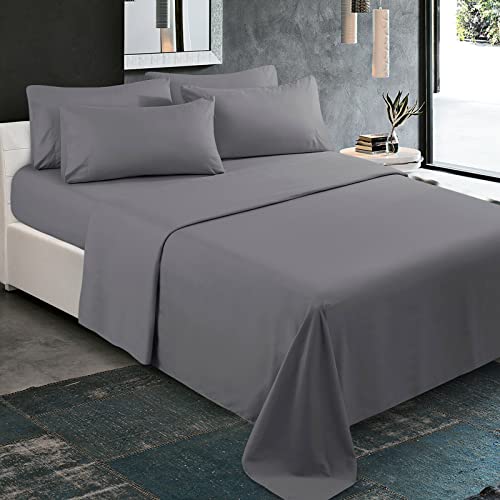 Luxury 800TC Cotton Bed Sheets, Deep Pockets (Cal King)