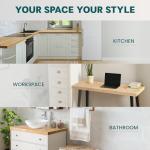 Solid Wood 6ft Butcher Block Island Countertop, Unfinished