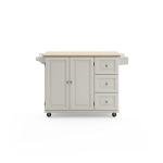 Homestyles Mobile Kitchen Island Cart with Drop Leaf, 54