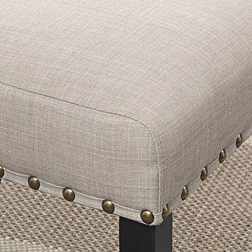 Biony Tan Fabric Dining Chairs (Set of 2)