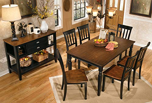Ashley Owingsville Farmhouse Dining Chairs, Set of 2