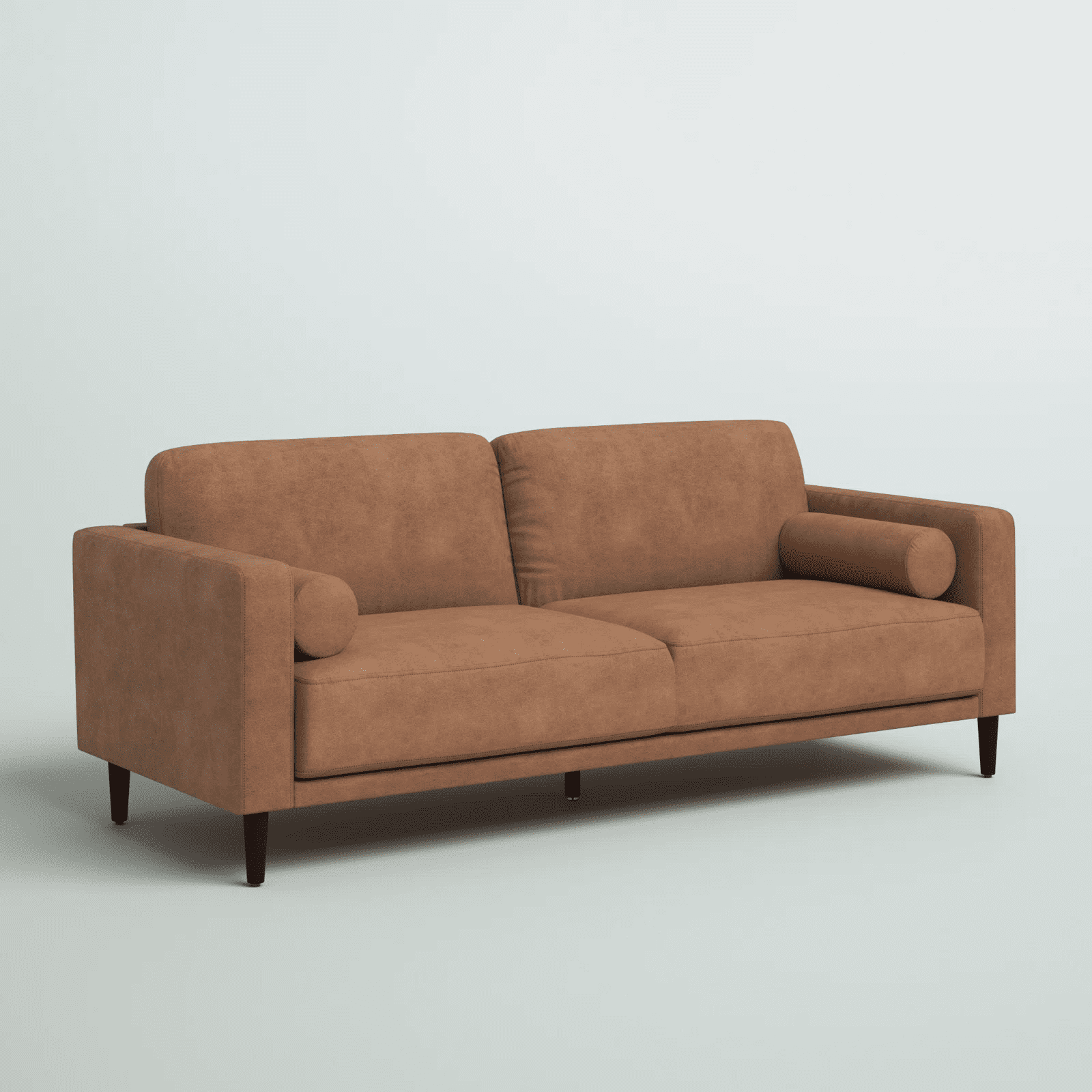 Homfa Modern 3-Seater Camel Sofa