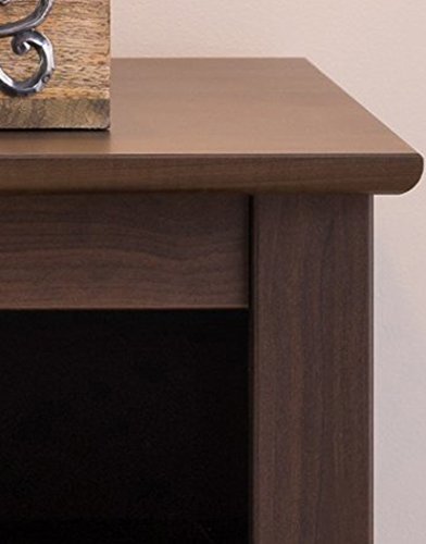 Edenvale Espresso Tall Nightstand with Cubbie