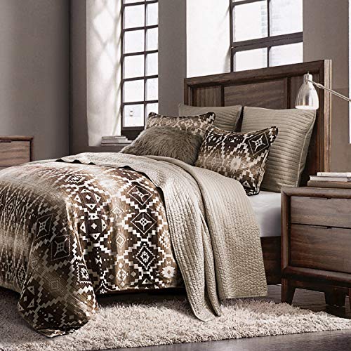 HiEnd Accents Chalet Aztec Super King Comforter Set