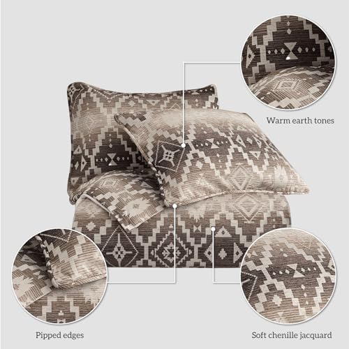 HiEnd Accents Chalet Aztec Super King Comforter Set