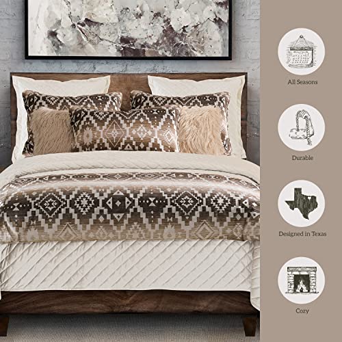 HiEnd Accents Chalet Aztec Super King Comforter Set