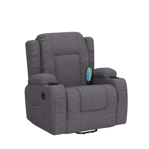 Modern Linen Electric Power Lift Massage Chair - Gray